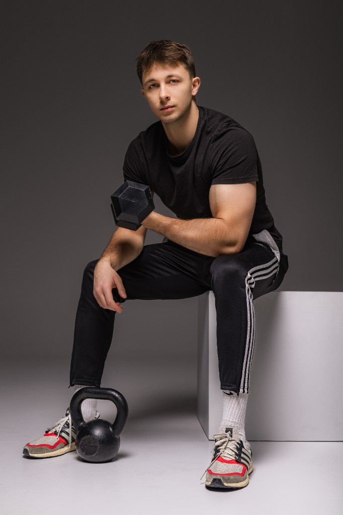 Norbert Zin podczas treningu